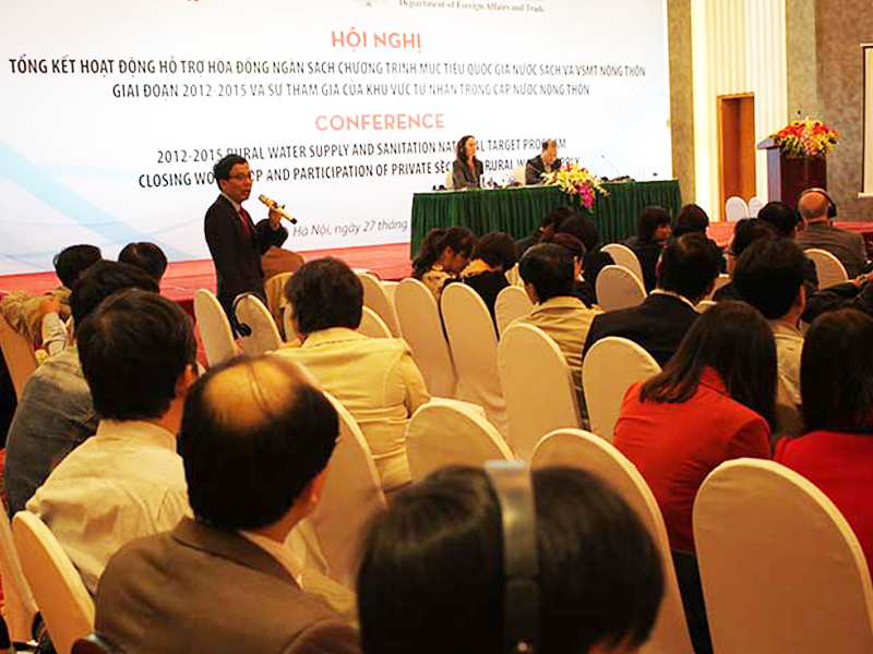 Tổng kết hoạt động của các nhà tài trợ hòa đồng ngân sách cho chương trình mục tiêu Quốc gia Nước sạch ...