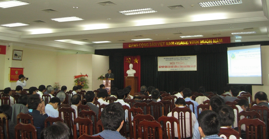 Hội thảo Giải pháp nâng cao chất lượng bê tông công trình thủy lợi