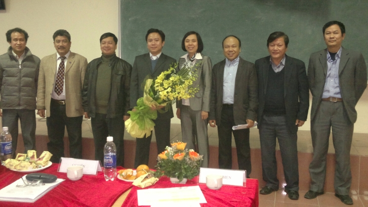 Lễ bảo vệ luận văn Thạc sĩ của học viên Trương Công Tuân tại trường ĐHTL