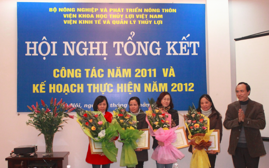 Hội nghị tổng kết Viện Kinh tế và Quản lý Thủy lợi năm 2011