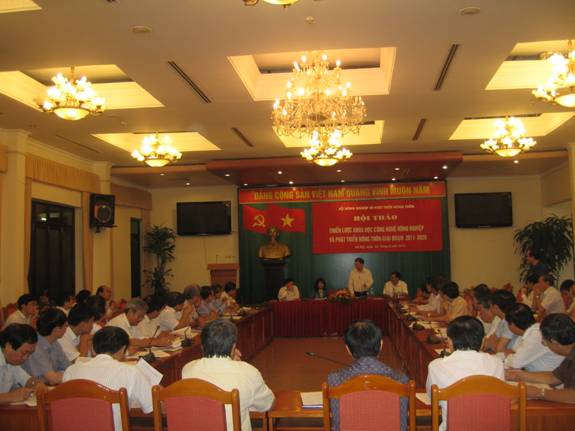 Hội thảo Chiến lược khoa học, công nghệ Nông nghiệp và Phát triển nông thôn giai đoạn 2011-2020